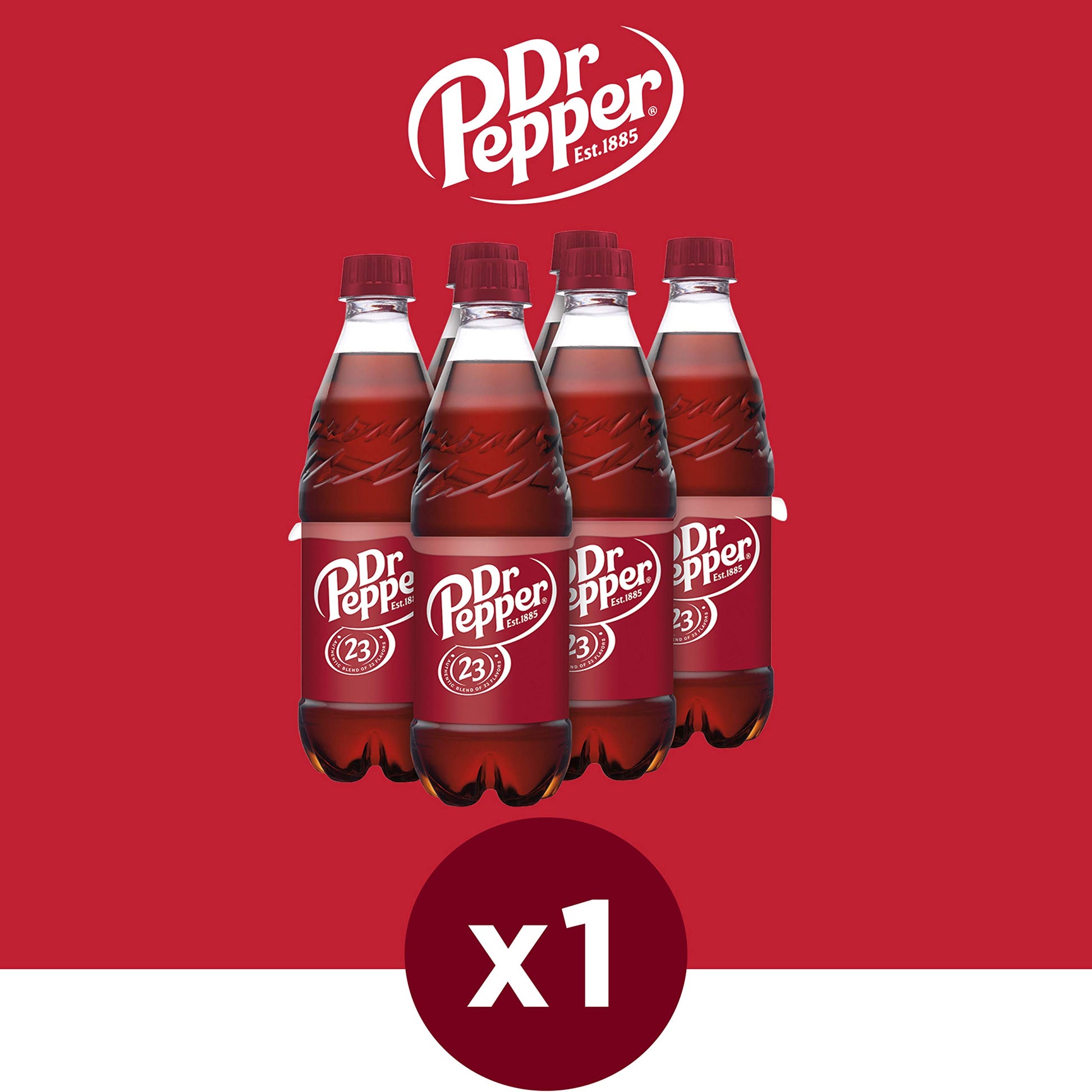 DR PEPPER - 16.9 OZ, 6 PK - Collins Global Snack Store
