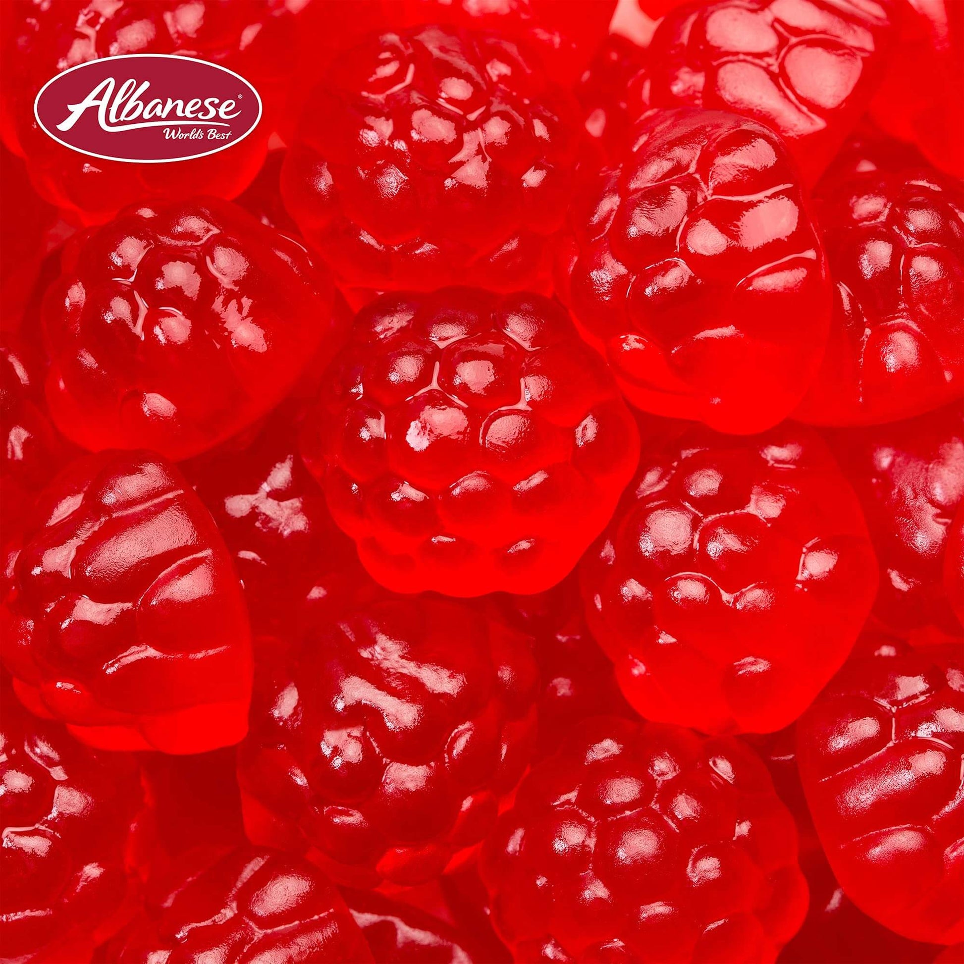 Albanese World's Best Gummi Rainforest Frogs, 5lbs of Candy - Collins Global Snack Store