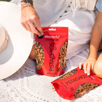 Wonderful Pistachios No Shells, 3 Flavors Mixed Variety Pack of 9 (0.75 Ounce), Roasted &amp; Salted Nuts (4), Chili (3), Honey (2), Protein Snacks, Gluten Free, Pantry Staples, Healthy Snacks Variety Pack for Adults, Stocking Stuffers - Collins Global Snack Store
