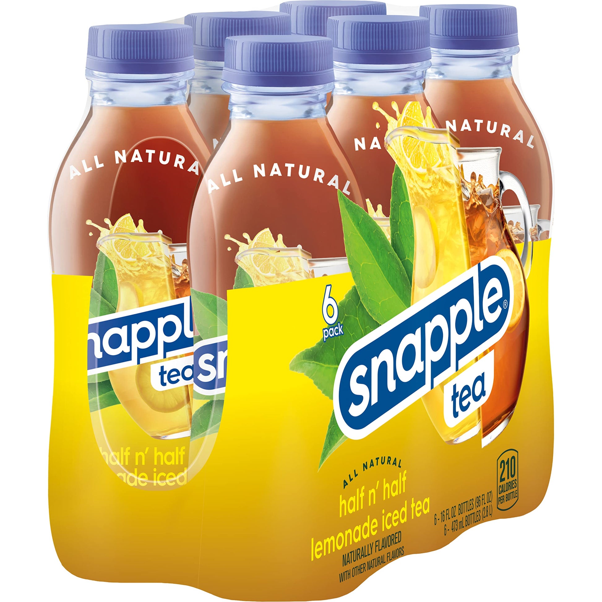 Snapple Zero Sugar Peach Tea, 16 fl oz recycled plastic bottle (Pack of 12) - Collins Global Snack Store