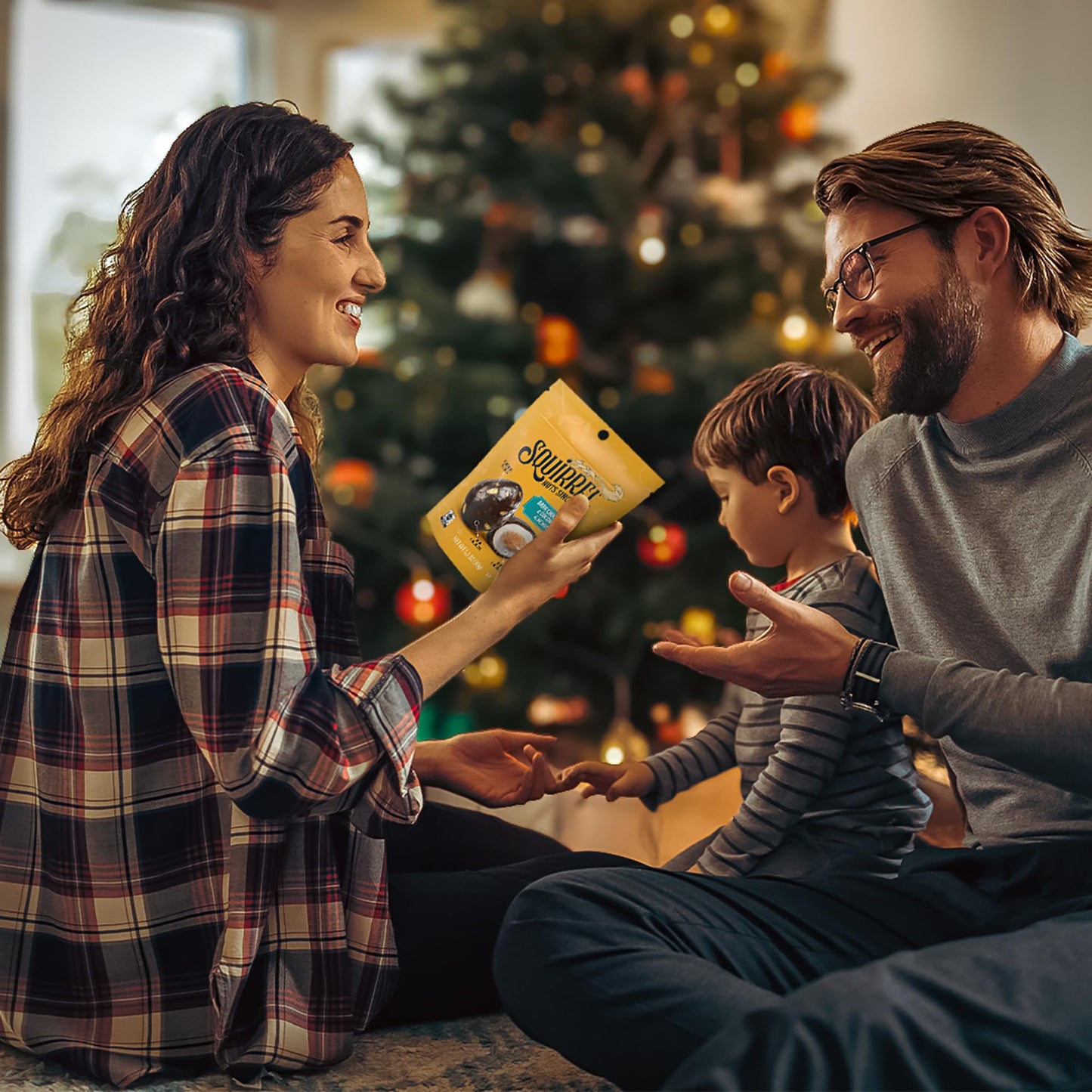 Squirrel Brand Sweet Brown Butter Cashews, 3.5 Ounces Resealable Bag, Gluten Free, Vegetarian - Collins Global Snack Store