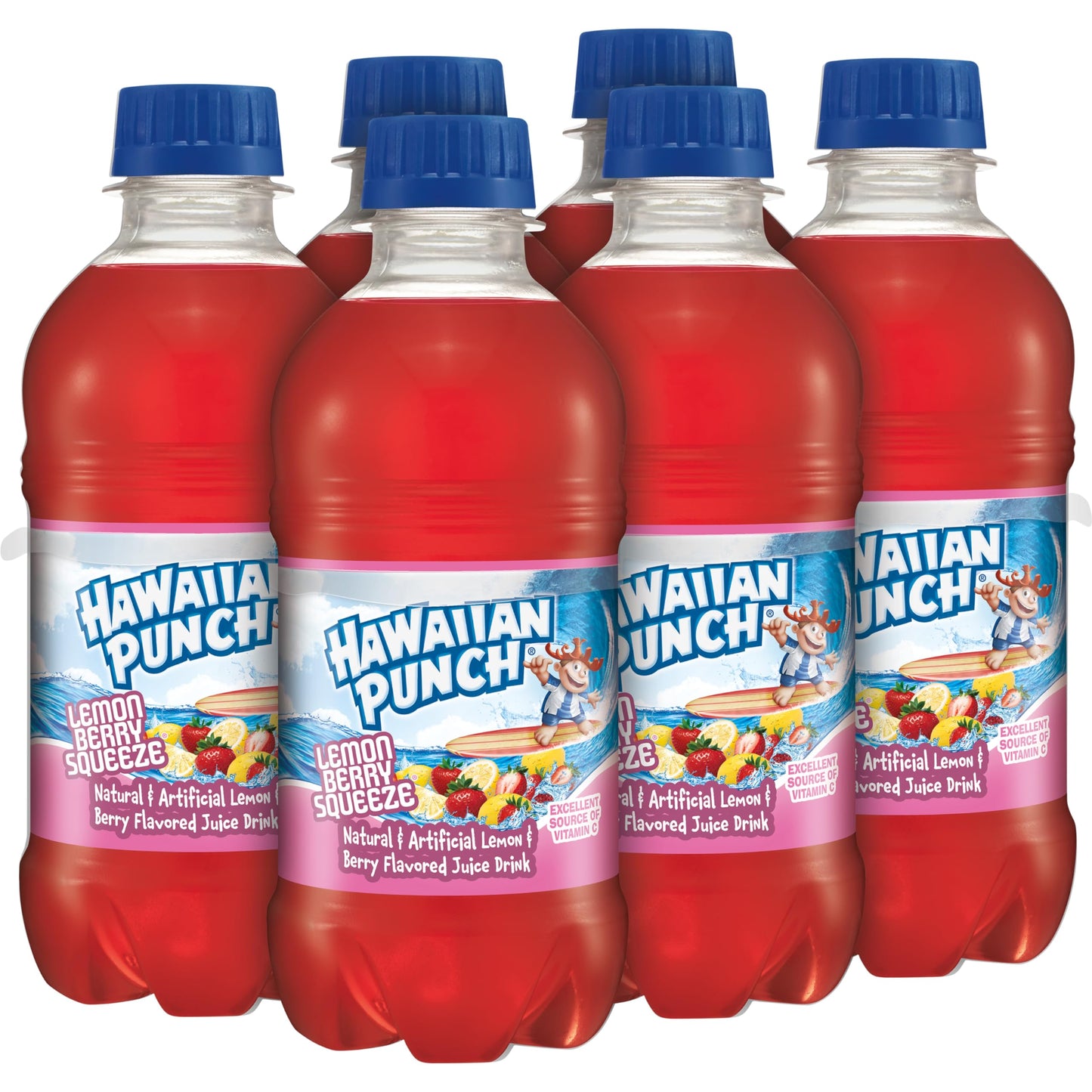 Hawaiian Punch Fruit Juicy Red Fruit Juice Drink, 10 Fl Oz Bottles, 24 Count (4 Packs Of 6), Ready-to-drink, On-the-go, Caffeine-free, Carbonation-free, Gluten-free, Excellent Source Of Vitamin C - Collins Global Snack Store