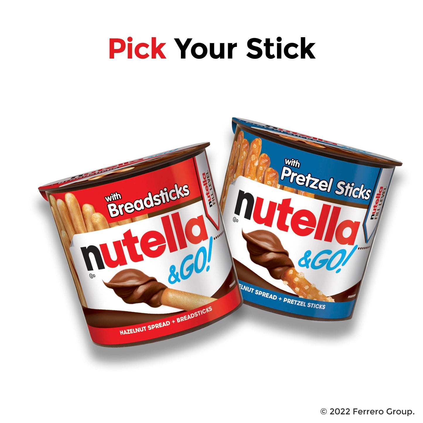 Nutella & GO! Bulk 12 Pack, Hazelnut and Cocoa Spread with Breadsticks, Stocking Stuffers, Snack Cups, 1.8 oz Each - Collins Global Snack Store