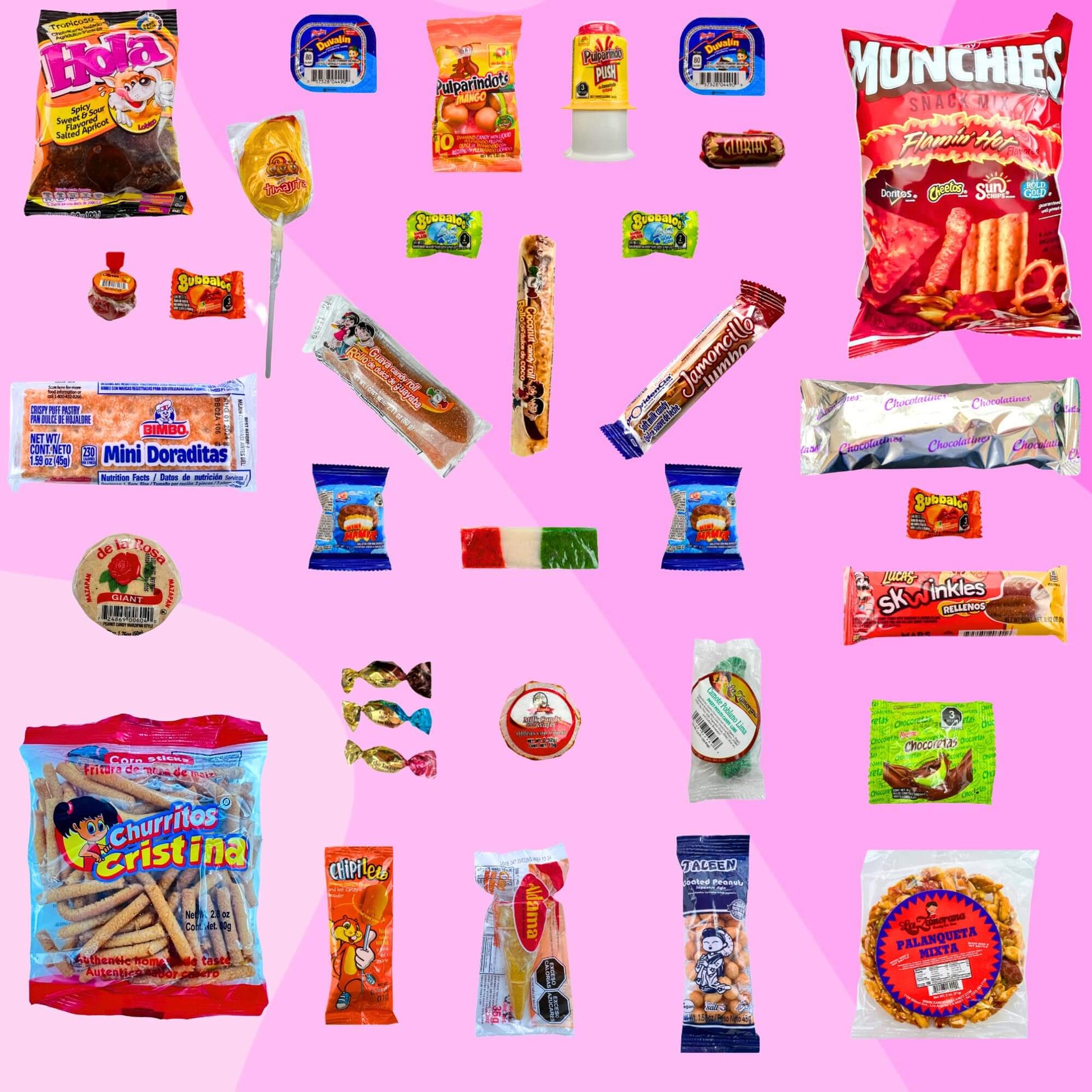 Mexico Snack Box - International Excotic Snack Box - Ideal Gift! Tasty Hispanic and Latin American Snacks - Collins Global Snack Store