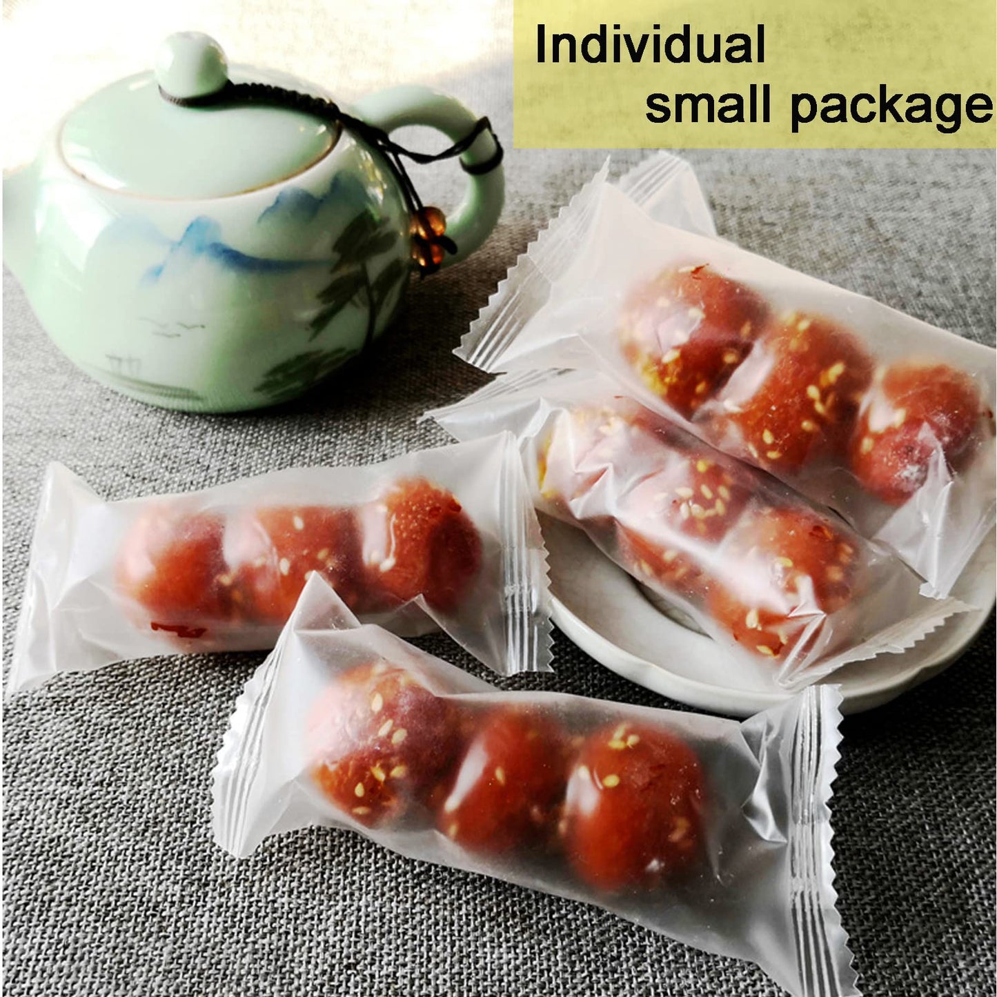 Trending Favorite Sweet and Sour Taste Candied Haws Peking Specialty Ice-Sugar Gourd String Candied Fruit Chinese Traditional Old Beijing Hawthorn Ball Preserved Bing Tang HuLu Gift Boxed for Mother's Day Birthday