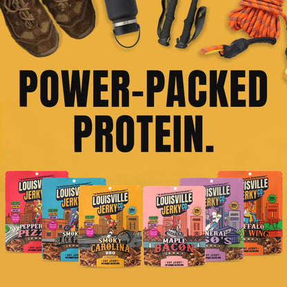 Louisville Vegan Jerky Co. – Plant-Based Jerky | Gluten-Free, Non-GMO | 3 oz