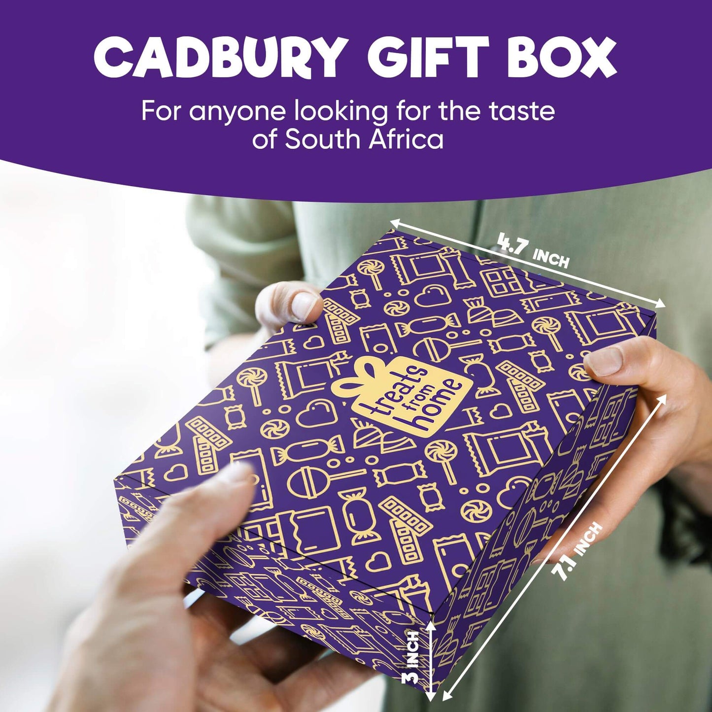 Treats from Home South African Snacks Food Box | Authentic African Candies, Chocolate Bars, & Treats | Perfect Christmas Gifts Includes Ouma Rusks, Smarties, & More | Best South African Products Care Package for Gifting & Sharing - 36 Units - Collins Global Snack Store