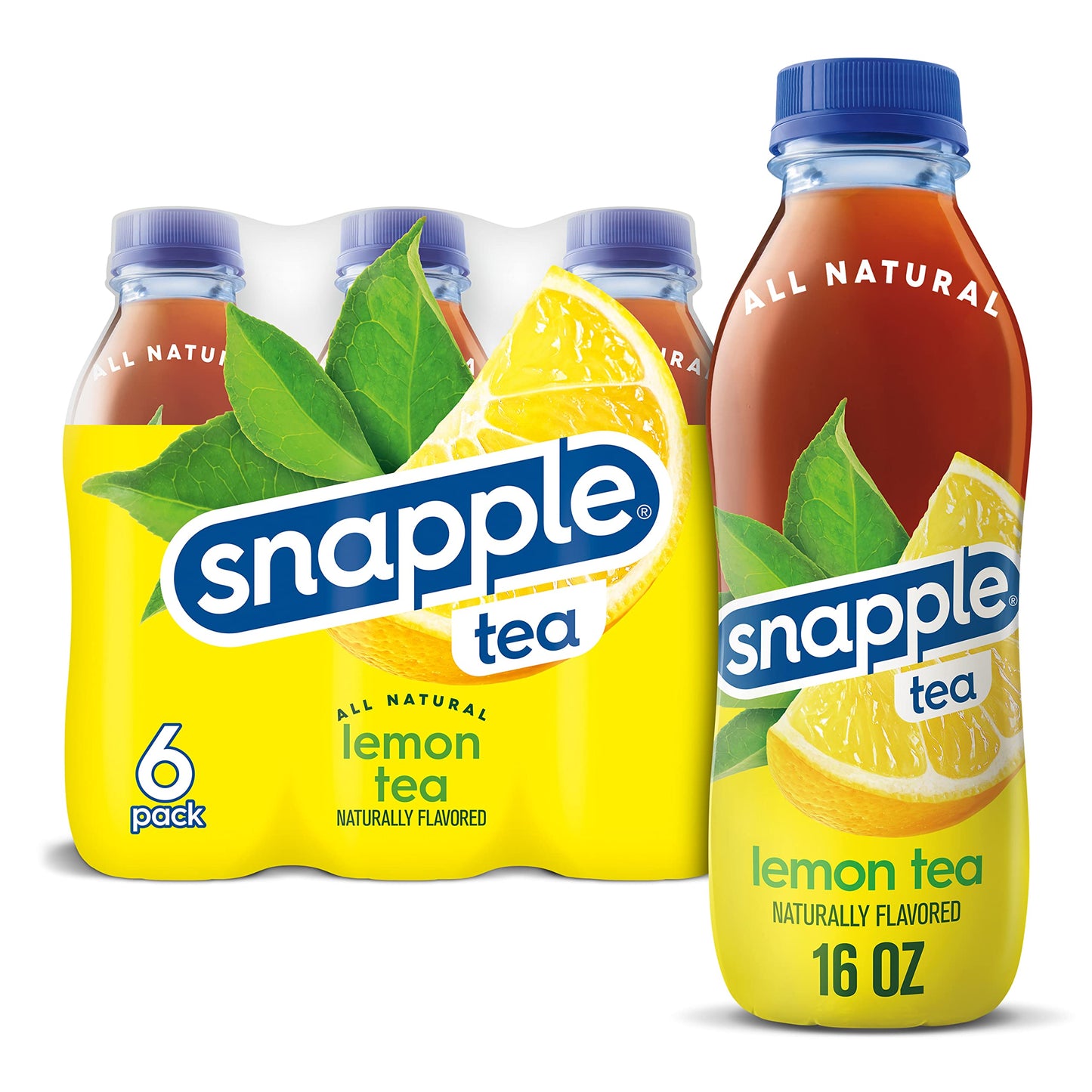 Snapple Zero Sugar Peach Tea, 16 fl oz recycled plastic bottle (Pack of 12) - Collins Global Snack Store