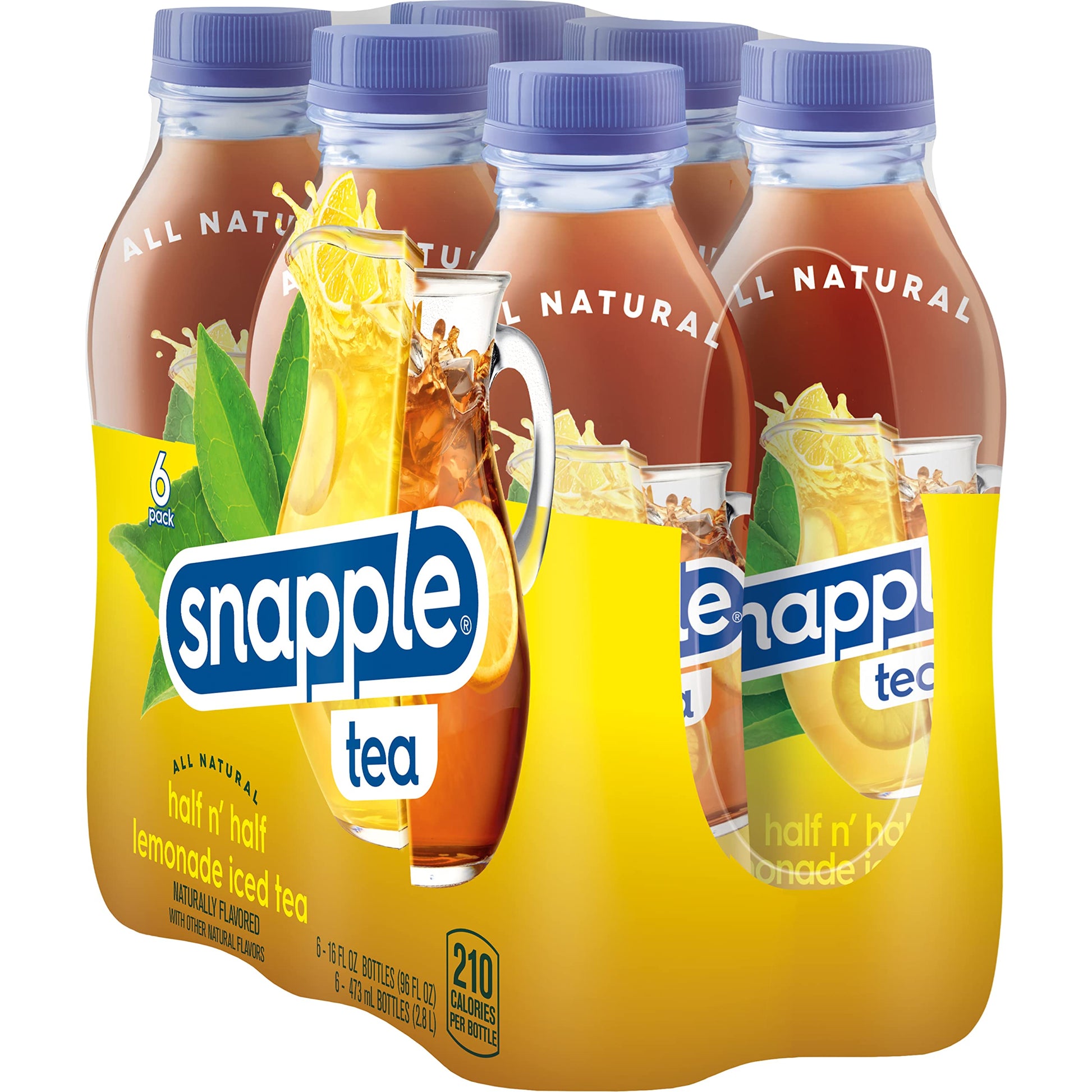 Snapple Zero Sugar Peach Tea, 16 fl oz recycled plastic bottle (Pack of 12) - Collins Global Snack Store