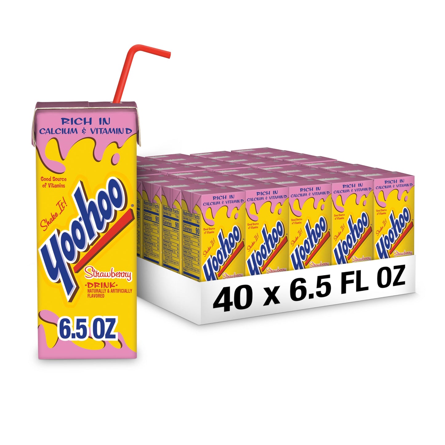 Yoo-hoo Chocolate Drink, 6.5 fl oz boxes, 32 pack - Collins Global Snack Store