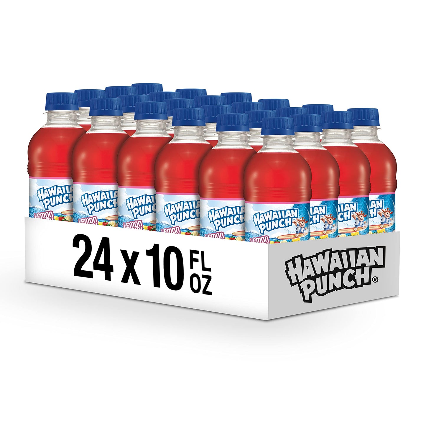 Hawaiian Punch Fruit Juicy Red Fruit Juice Drink, 10 Fl Oz Bottles, 24 Count (4 Packs Of 6), Ready-to-drink, On-the-go, Caffeine-free, Carbonation-free, Gluten-free, Excellent Source Of Vitamin C - Collins Global Snack Store