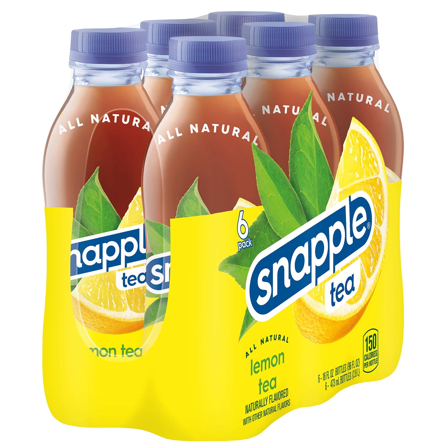 Snapple Zero Sugar Peach Tea, 16 fl oz recycled plastic bottle (Pack of 12) - Collins Global Snack Store