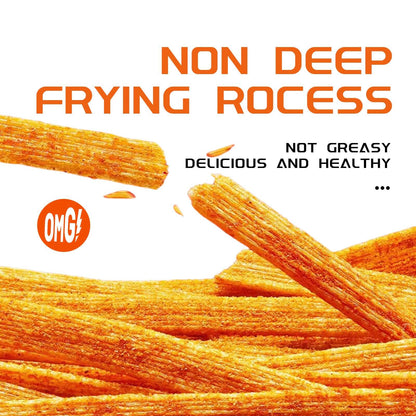 Chinese Spicy Latiao Gluten Strips non deep frying process not greasy delicious and healthy