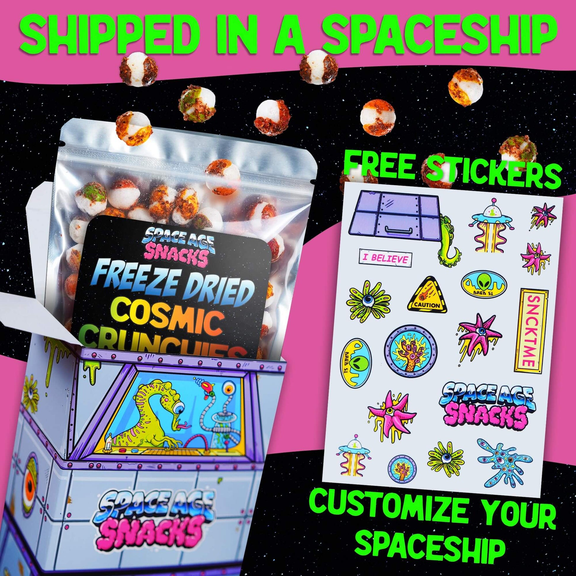 Premium Freeze Dried Candy - Chamoy Candy TikTok Sensation with Sweet & Spicy Tajin Chili Lime Seasoning Freeze Dried and Spicy Shipped in Box for Extra Protection - (8 Ounce) - Collins Global Snack Store