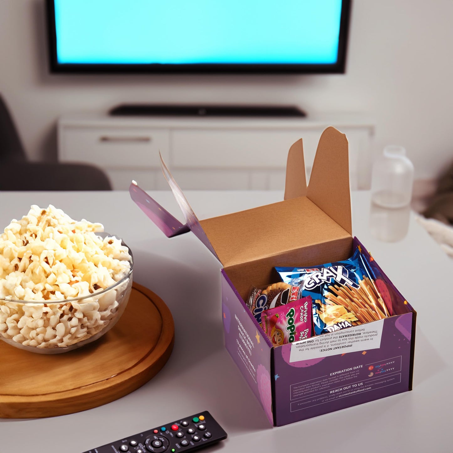 Eastanbul International Snack Box, Premium 12 Full-Size Foreign Snack Box, From Around The World International, Sweet, Savory, Chewy, Crunchy - Collins Global Snack Store