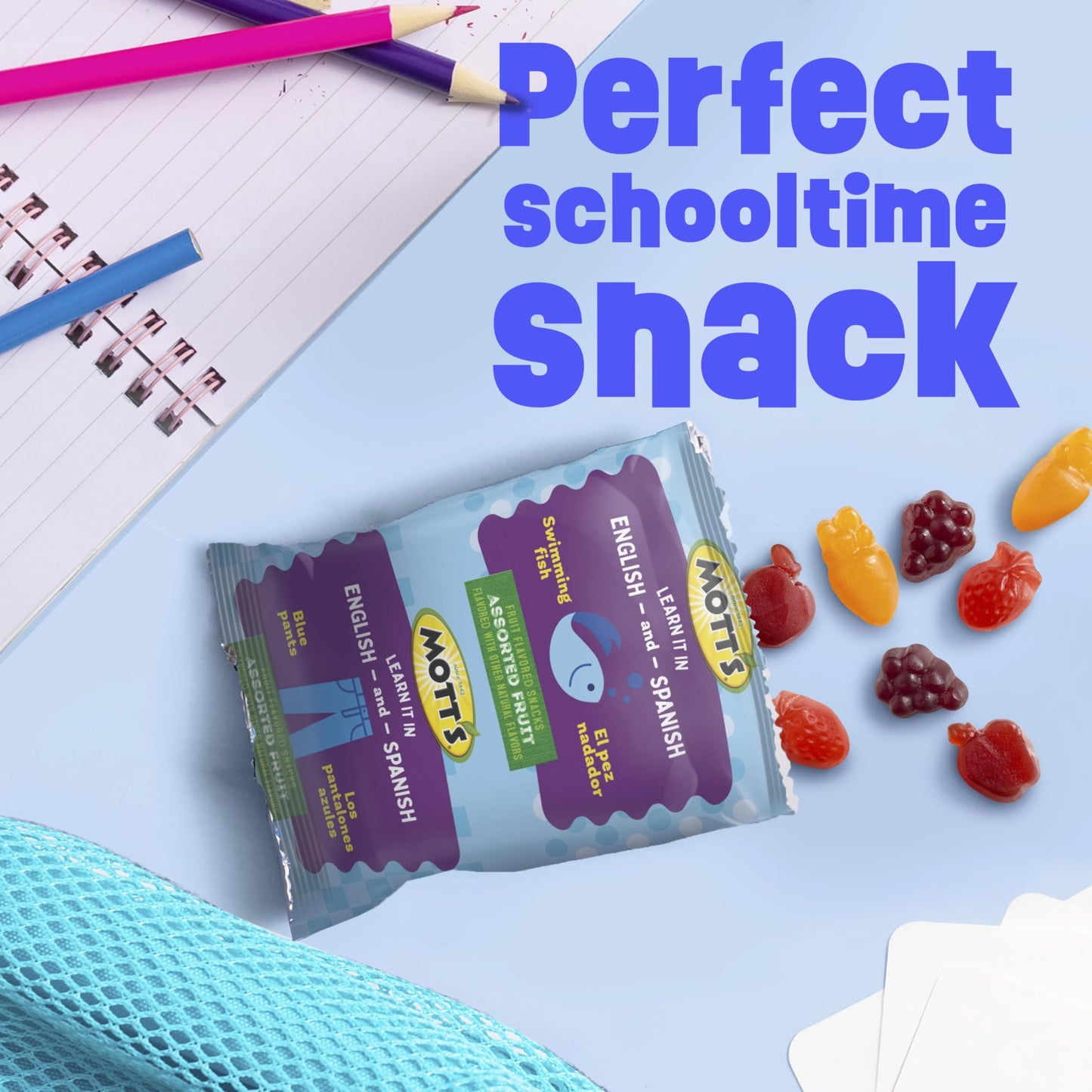 Mott's Fruit Flavored Snacks, Assorted Fruit, Gluten Free Snack, Family Pack, 40 Ct, 32 oz - Collins Global Snack Store