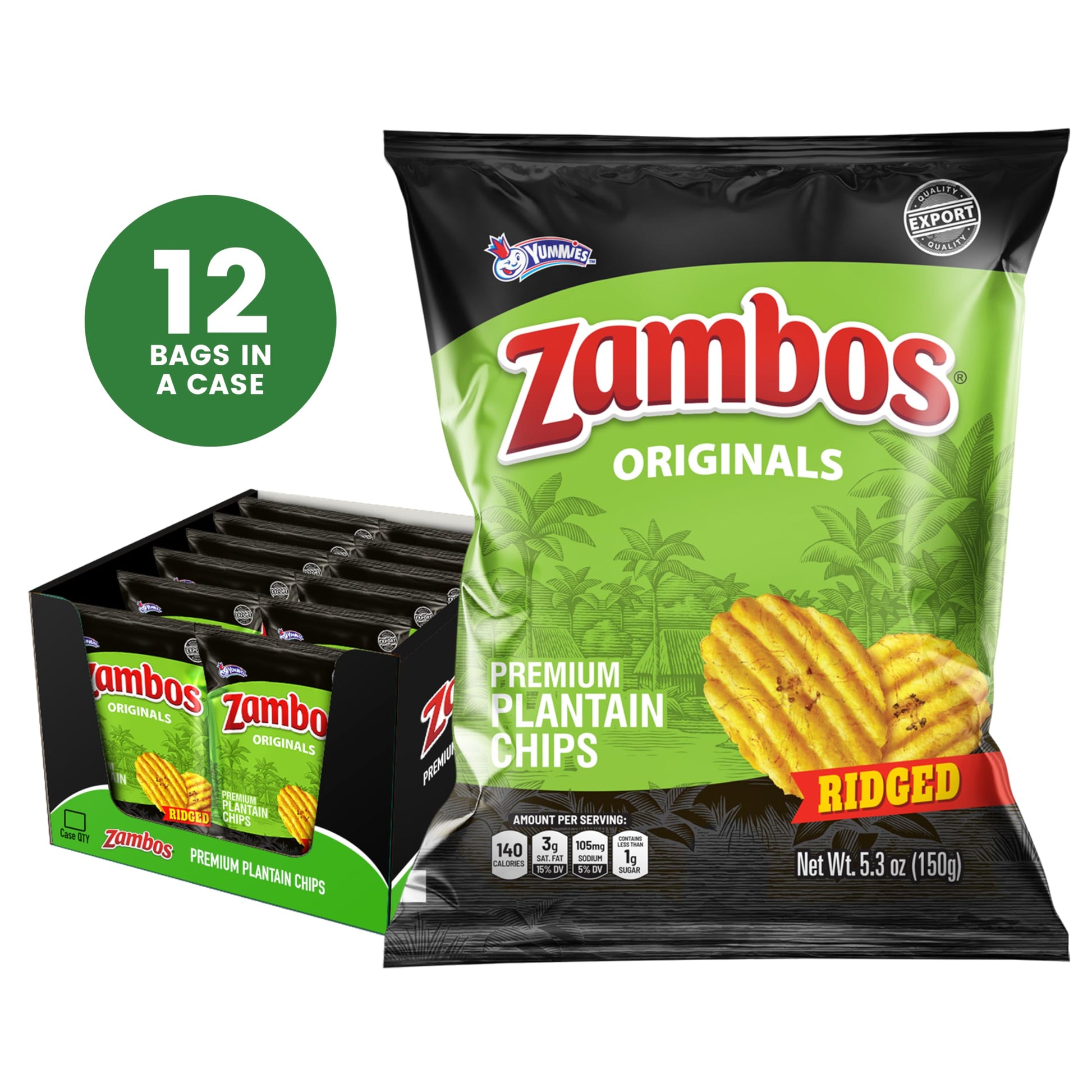 Zambos Plantain Chips Chile Limon (Pack of 1) - Collins Global Snack Store