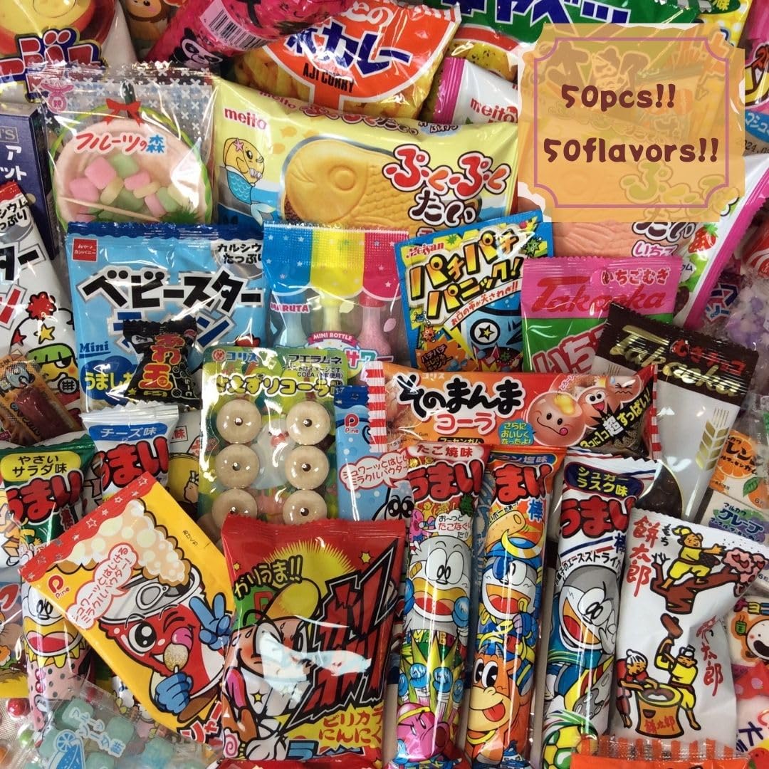 Beatcraft™ Japanese Dagashi Assortment Happy Set Pack (Regular) - Collins Global Snack Store
