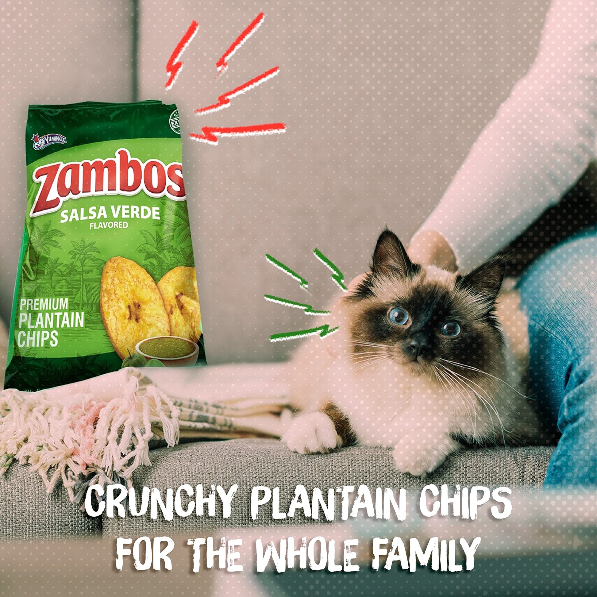 Zambos Plantain Chips Chile Limon (Pack of 1) - Collins Global Snack Store