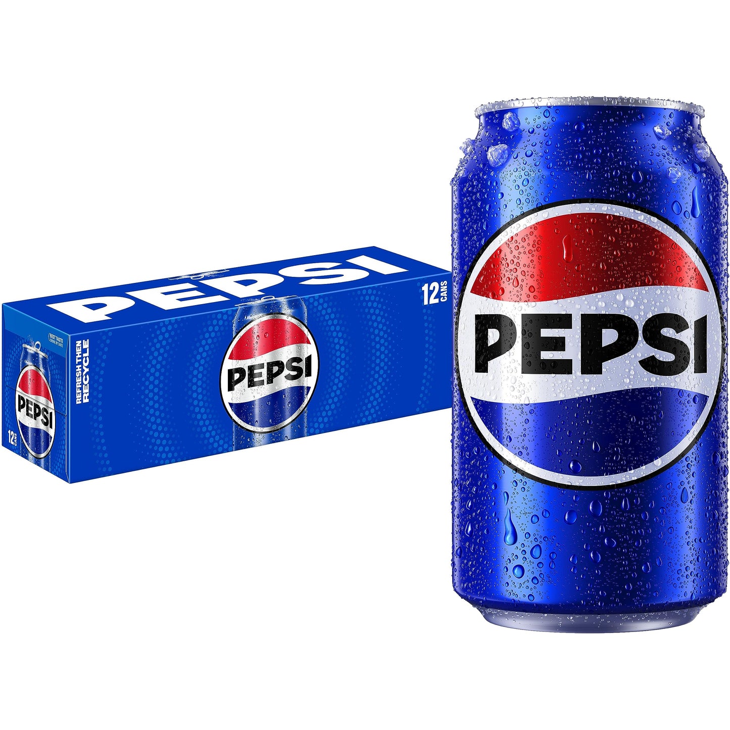 Pepsi Cola Soda, 12 Fl Oz Cans (Pack of 12) - Collins Global Snack Store