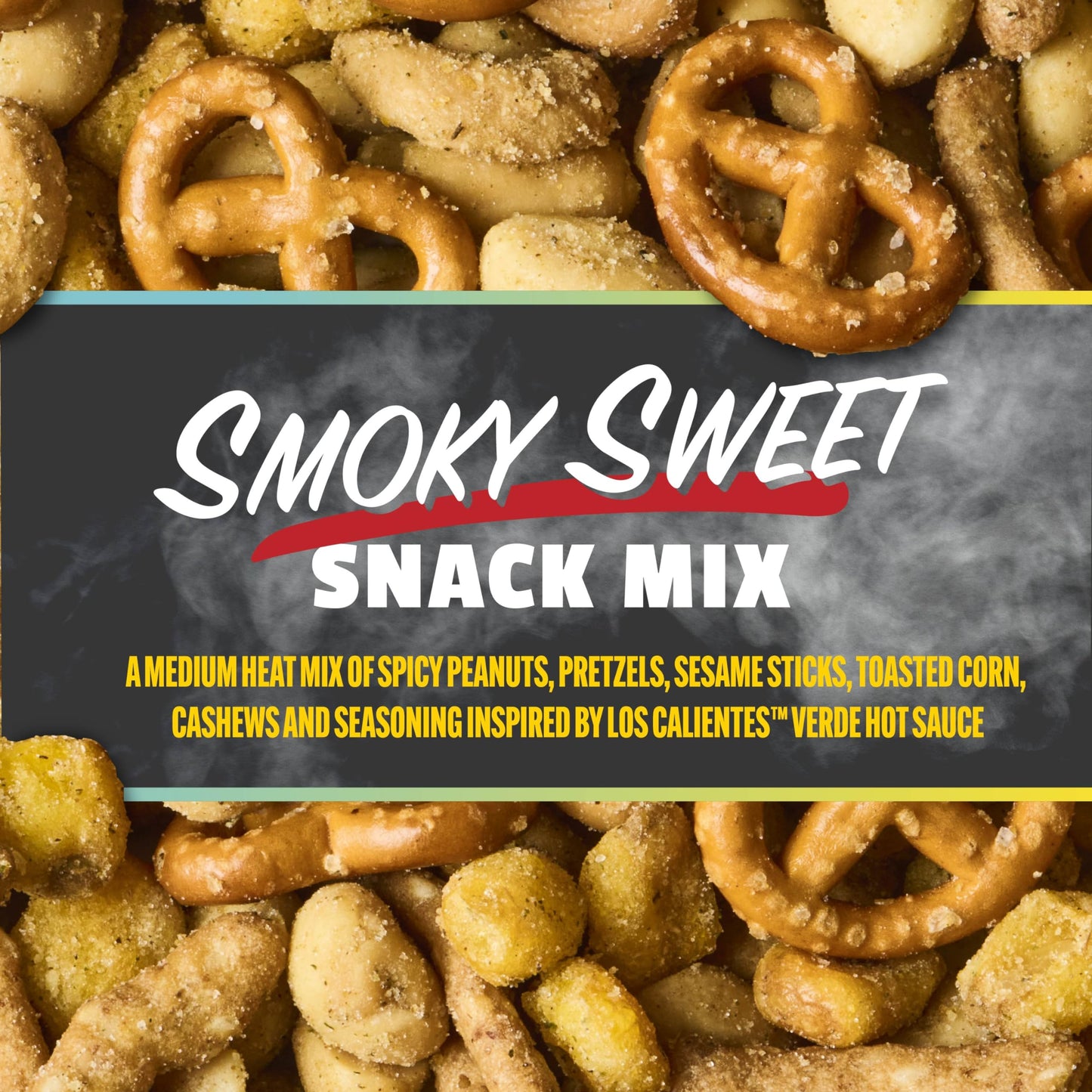 Trending Snak Club x Hot Ones Hot Habanero Snack Mix, Spicy Snacks with Peanuts, Pretzels, Sesame Sticks, Toasted Corn & Cashews, Inspired by Hot Ones Hot Sauce, 10 oz Bag