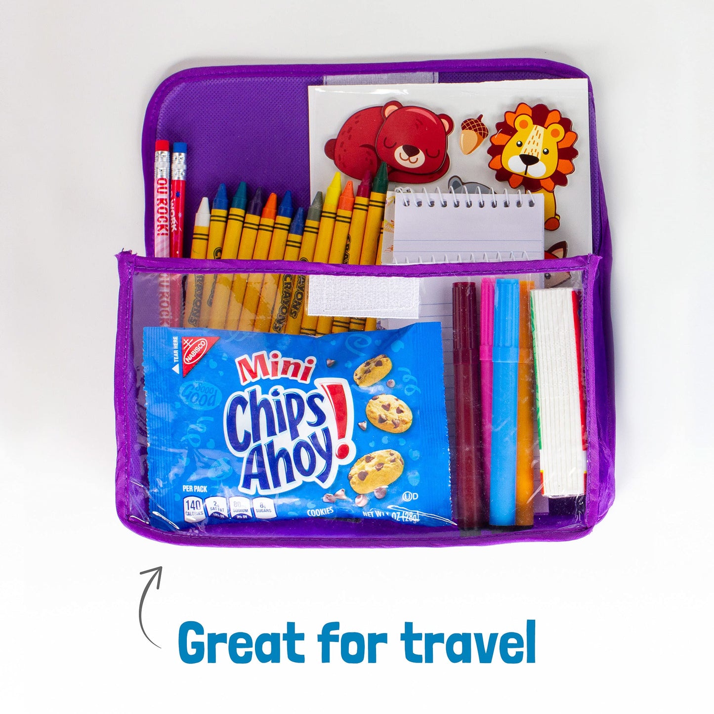 Nabisco Team Favorites Variety Pack, OREO Mini, CHIPS AHOY! Mini, Teddy Grahams Honey & Barnum's Animal Crackers, School Snacks, 30 Snack Packs - Collins Global Snack Store