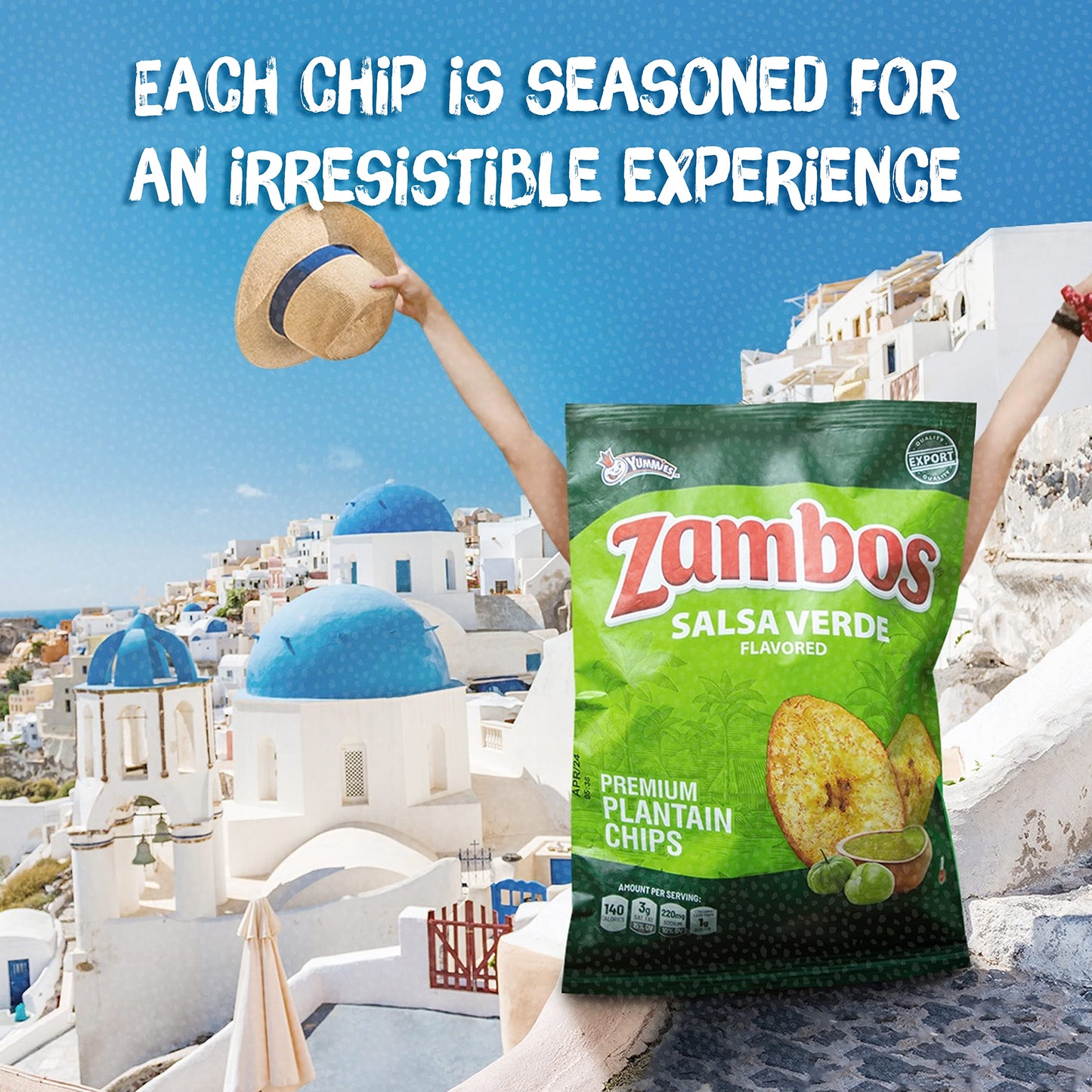 Zambos Plantain Chips Chile Limon (Pack of 1)