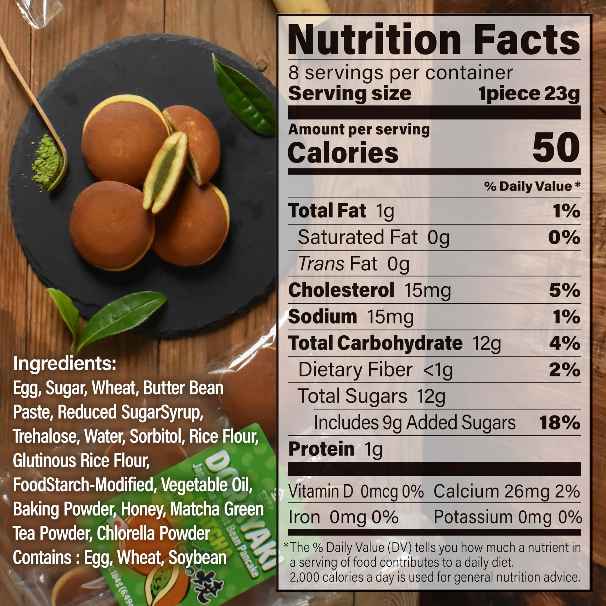 YAMASAN KYOTO UJI Dorayaki Japanese Red Bean Pancake, Traditional Japanese Wagashi Sweets, Cute Mini Size, Individually Wrapped, No Coloring, Made in Japan 184g/6.49oz - Collins Global Snack Store