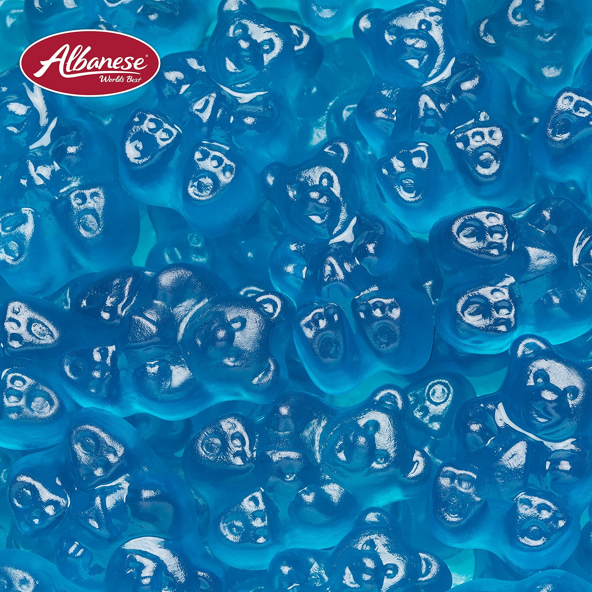 Albanese World's Best 12 Flavor Gummi Bears | 5lbs of Candy | 12 Unique Flavors, Gluten Free, Fat Free, Soft and Chewy Gummy | Cherry, Blue Raspberry, Mango and More | Great Snack for Travel and Kids - Collins Global Snack Store