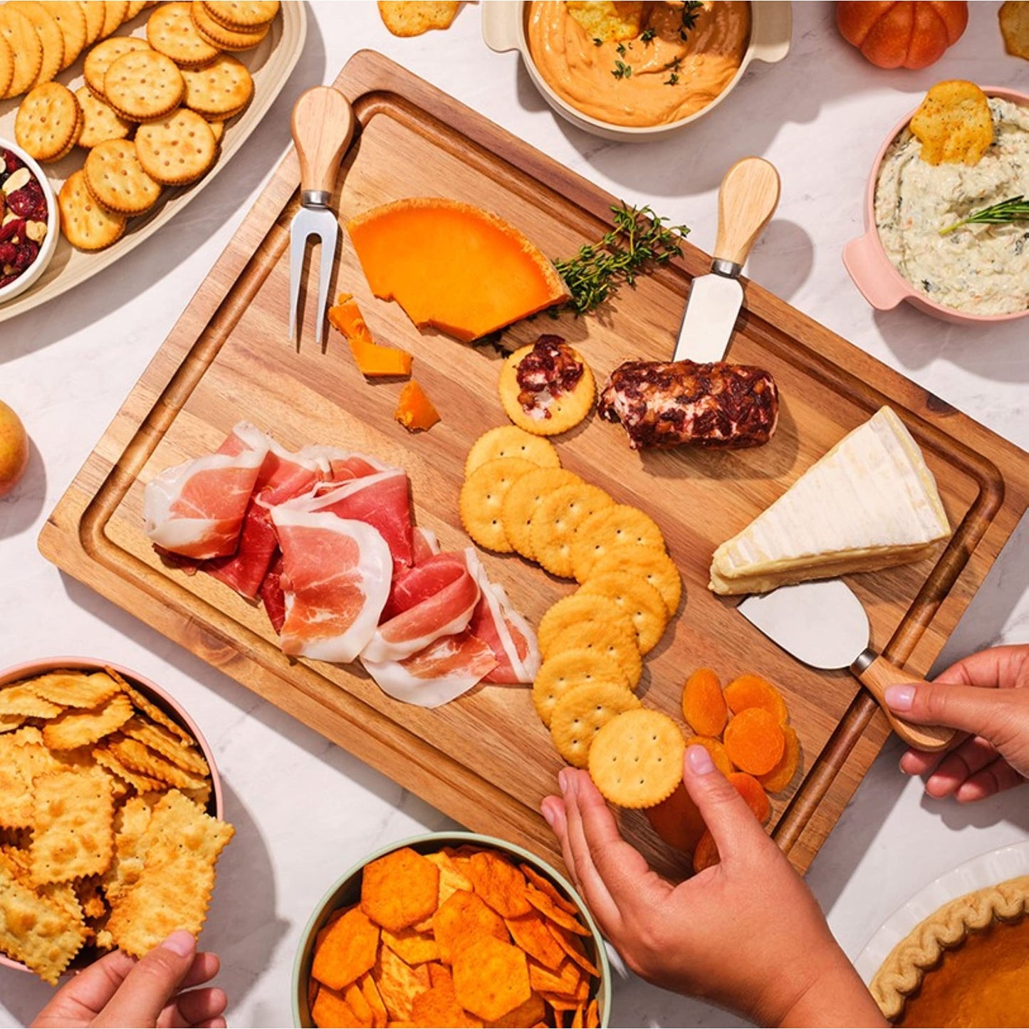 RITZ Fresh Stacks Original Crackers, Party Size, Travel Snacks, 23.7 oz (16 Multi Snack Packs)