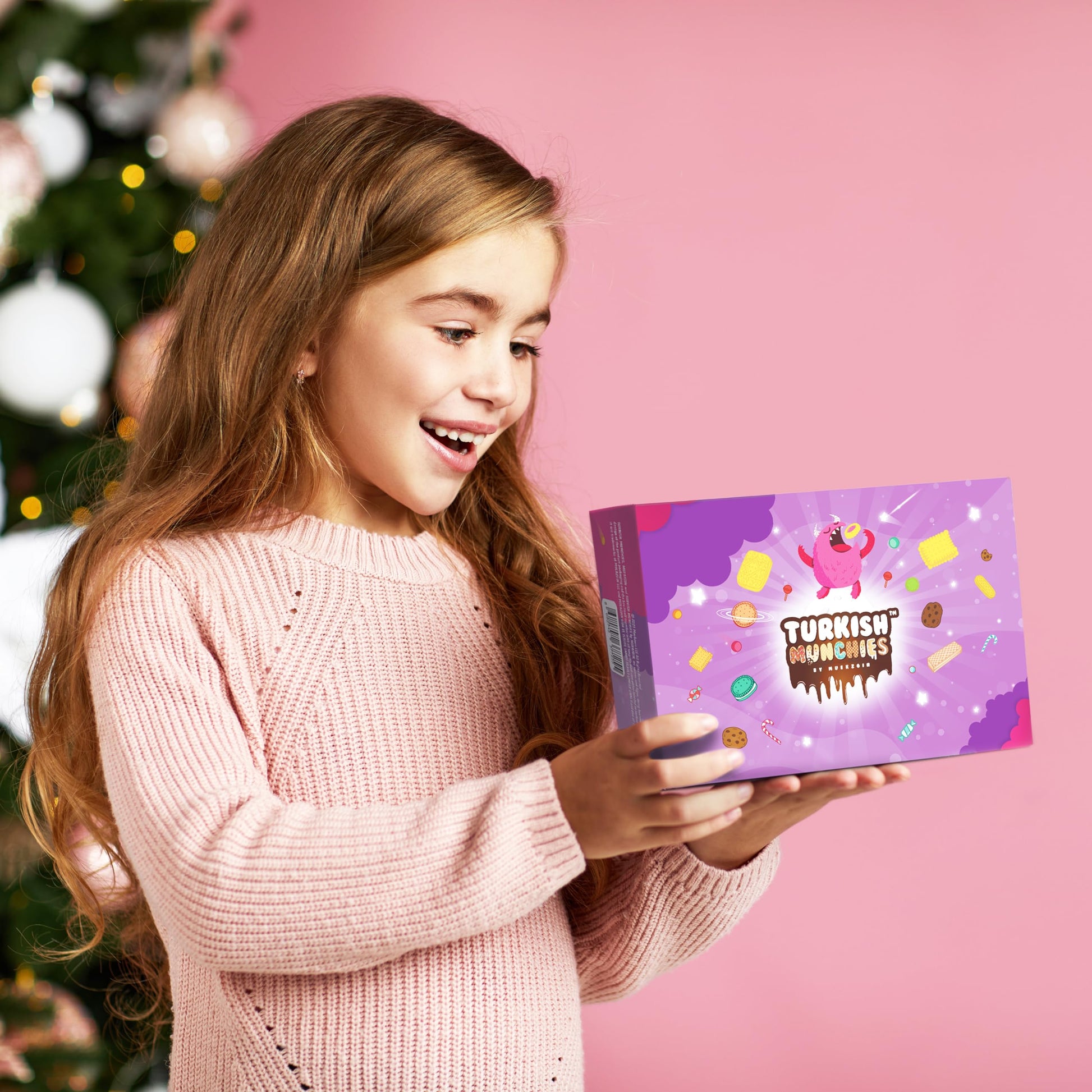 Turkish Munchies by Muekzoin Midi International Snack Box | Premium and Exotic Foreign Unique Snack Food Gifts Included | Try Extraordinary Turkish Gourmet Snacks | Candies from Around the World | Fantastic Space Themed Box | 12 Full-Size Snacks - Collins Global Snack Store