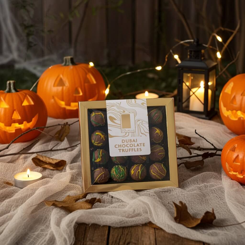 Dubai Chocolate Truffles in Luxury Gift Box, 144g-1