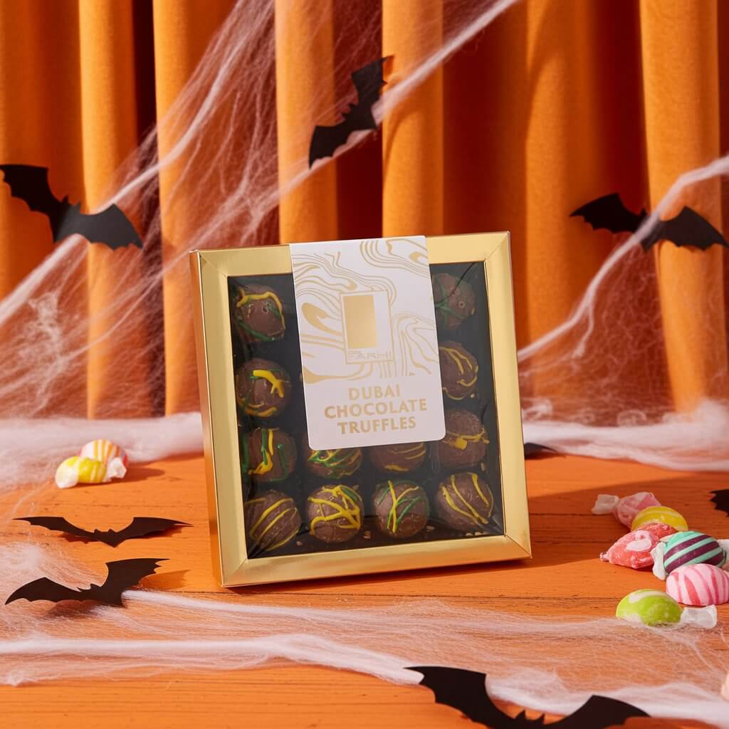Dubai Chocolate Truffles in Luxury Gift Box, 144g-2