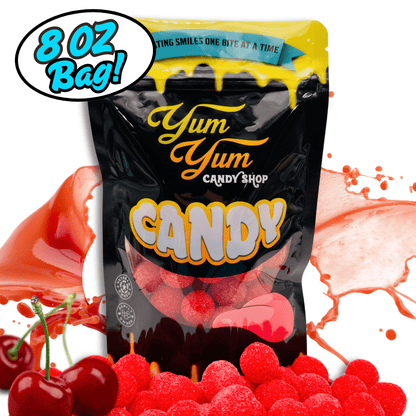 Extreme Sour Balls Candy – Cherry, Green Apple, Blue Raspberry | Yum Yum Candy Shop