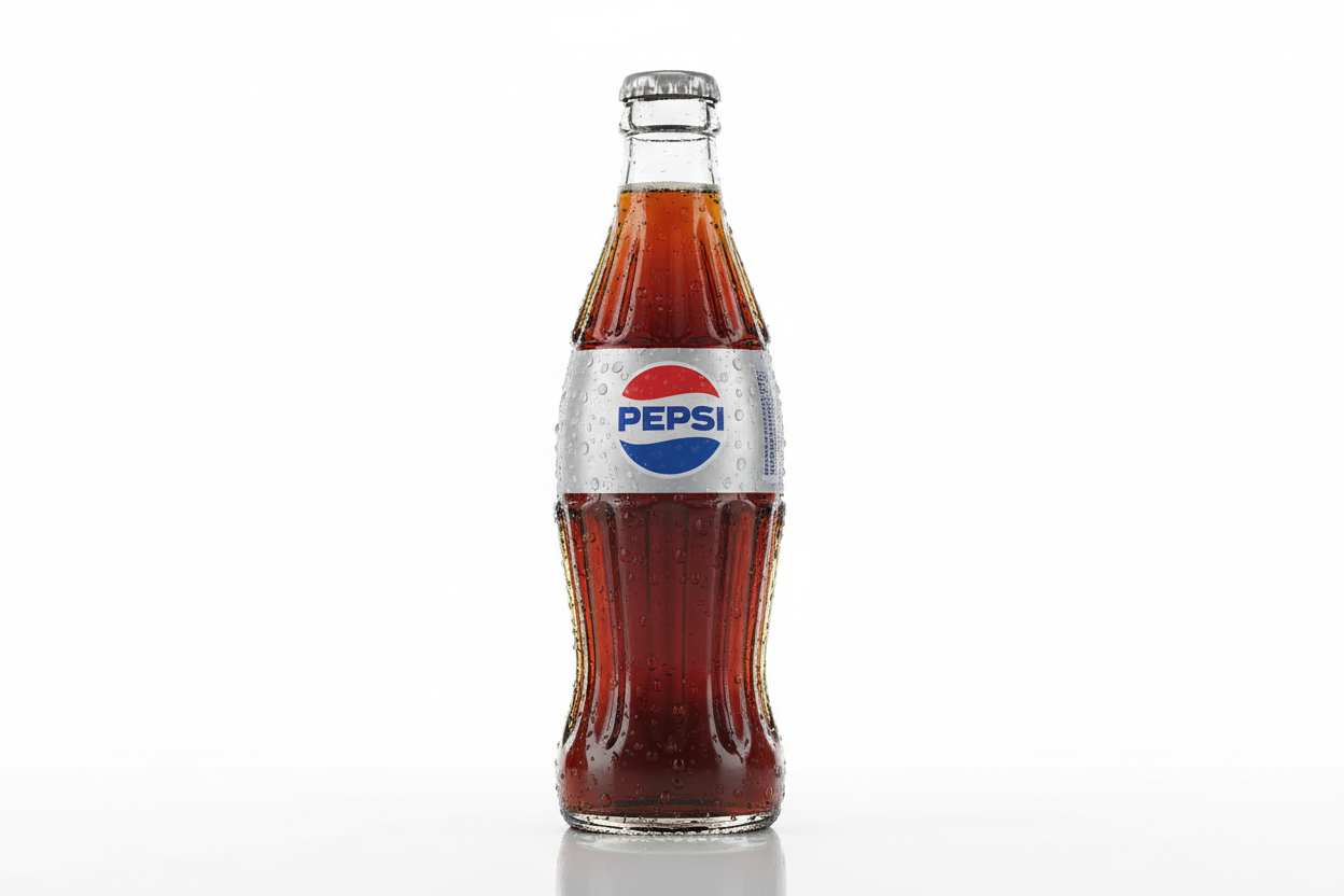 Pepsi Cola Glass Bottle