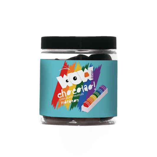 Macaron Pride month Chocolate Truffles - 130g Gifting jar-0