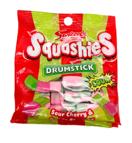 Swizzles Squashies Sour Cherry &amp; Apple – Soft &amp; Tangy Chewy Candies 120g Bag (UK)